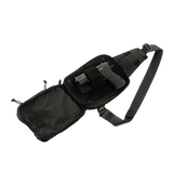 M-Tac Sling Pistoltaske Elite Hex säädettävällä olkahihnalla, valmistettu kestävästä Cordura-materiaalista, sopiva piilotettuun aseenkantoon.