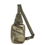 M-Tac Sling Pistoltaske Elite Hex kestävässä Cordura 1000D:ssä säädettävällä olkahihnalla ja YKK-vedoketjuilla.