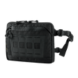 M-Tac Admin-laukku Elite, musta, säädettävä olkahihna ja toimivat taskut, Cordura 500D ja Hex