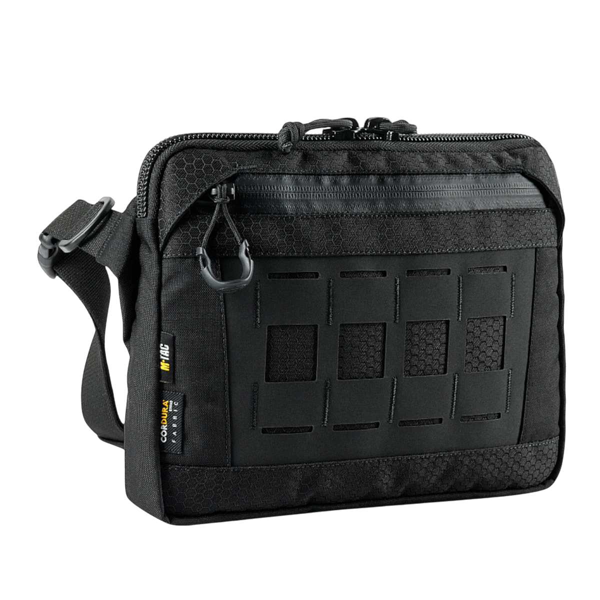 M-Tac Admin-laukku Elite, kestävä Cordura-materiaali, säädettävä olkahihna ja useita taskuja