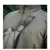 M-Tac Admin Taske Elite tukevalla olkahihnalla ja fastex-soljella, valmistettu Cordura-materiaalista.
