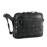 M-Tac Admin-laukku Elite kestävä musta Cordura 500D, säädettävä olkahihna ja käytännölliset taskut