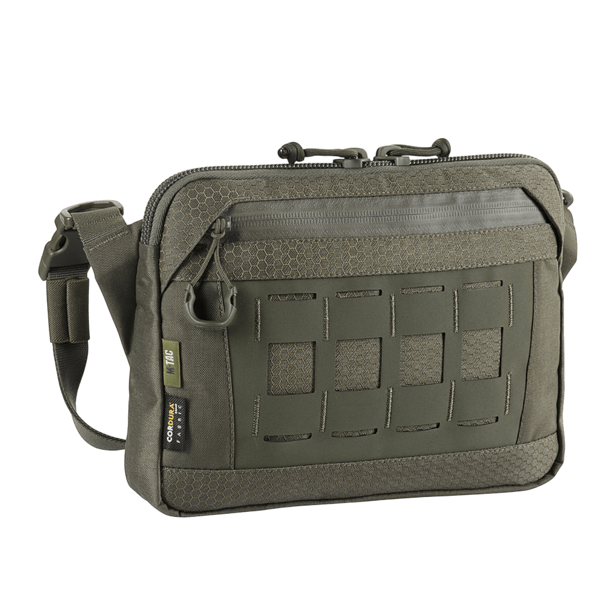M-Tac Admin-laukku Elite Cordura 500D:stä, kestävä ja tyylikäs, säädettävä olkahihna ja YKK-vetoketjut