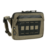 M-Tac Admin-laukku Elite kestävästä Cordura 500D:stä, säädettävä olkahihna ja taskut, YKK-vetoketjut