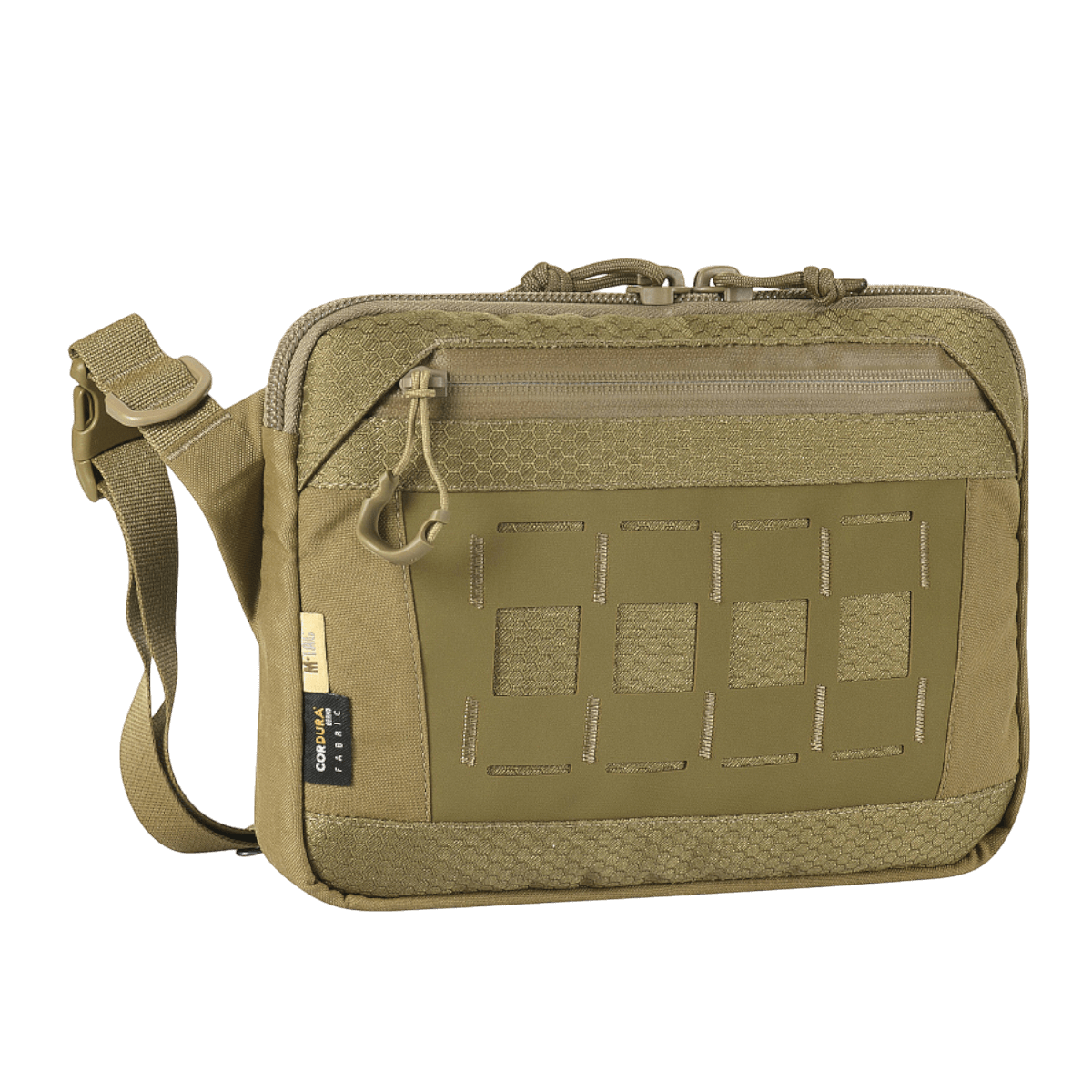 M-Tac Admin-laukku Elite Cordura 500D:stä ja Hexistä, säädettävä olkahihna ja YKK-vetoketjut, tyylikäs ja toimiva