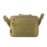 M-Tac Admin-laukku Elite oliivinvihreä Cordura 500D, säädettävä olkahihna, tyylikäs muotoilu ja kestävät vetoketjut