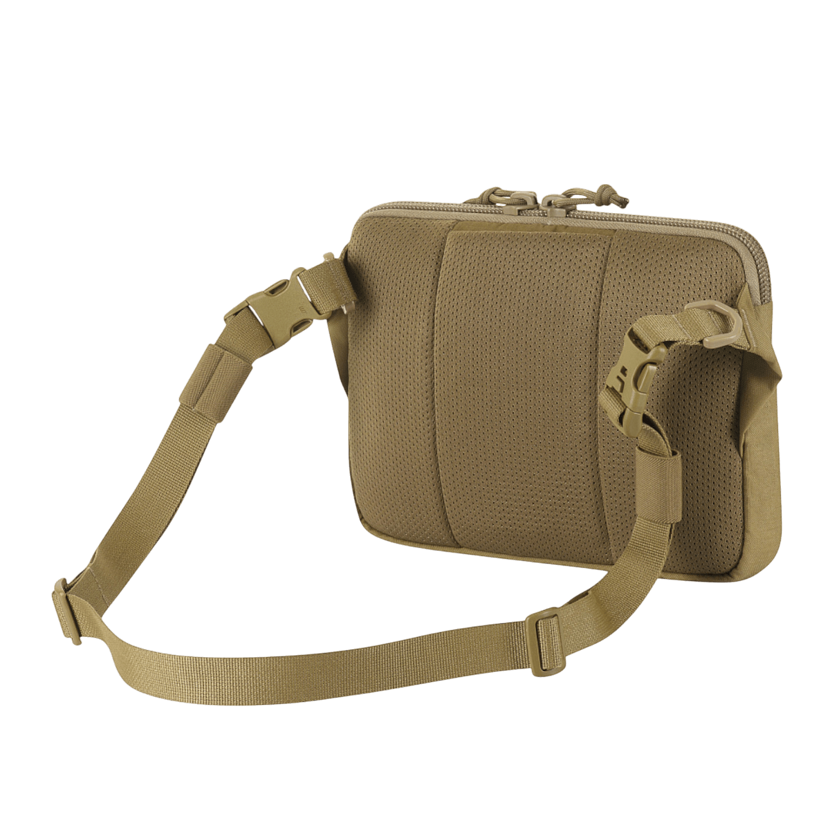 M-Tac Admin-laukku Elite, kestävä Cordura-materiaali ja säädettävä olkahihna, näkyy takaapäin