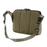 M-Tac Admin Taske Elite kestävästä Cordura-materiaalista, säädettävä olkahihna ja vetoketjut YKK:ltä ja Woojinilta.