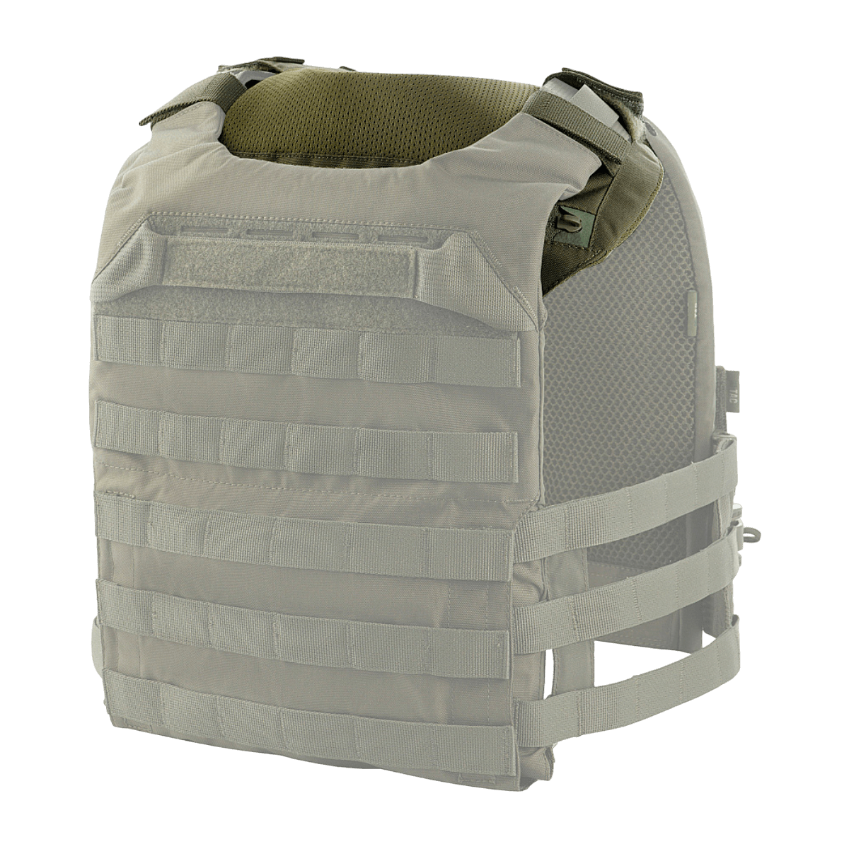 M-Tac olkatyyny Plate Carrier Cuirass QRS Cordurassa ja 3D-meshillä mukavuutta ja tuuletusta varten, kiinnittyy helposti Velcrolla