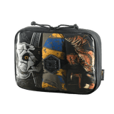 M-Tac Utility Organizer Slim Elite Cordura 500D:ssä läpinäkyvällä PVC-etuseinällä EDC-säilytykseen. Kestävä ja kosteudenkestävä