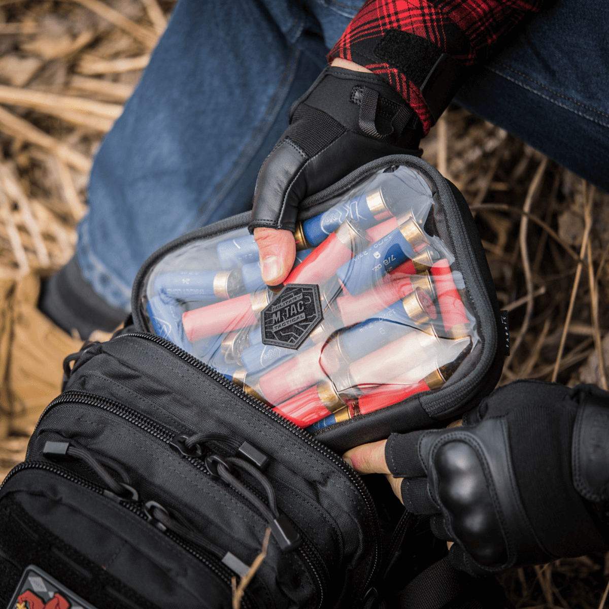 M-Tac Utility Organizer Slim Elite pitää EDC-esineet järjestyksessä läpinäkyvällä etuseinällä nopeaa tunnistusta varten