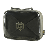 M-Tac Utility Organizer Slim Elite läpinäkyvällä PVC-etuosalla, valmistettu Cordura 500D:stä kestävyyttä ja turvallista säilytystä varten.