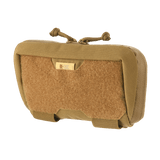 M-Tac Admin Pung Elite – esittely ruskeasta Cordura 500D -organizerista MOLLE-järjestelmällä ja AquaGuard-vetoketjulla.