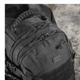 M-Tac Mission Pack Elite reppu, Cordura 1000D ja MOLLE LASER CUT-system -yksityiskohta, lähikuva.