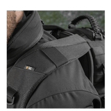 Yksityiskohtakuva M-Tac Mission Pack Elite -repusta, Cordura 1000D ja MOLLE LASER CUT-system, lisää toiminnallisuutta.