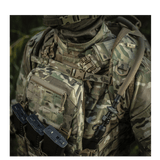 M-Tac Mission Pack Elite reppu camo-kuvioituna, MOLLE LASER CUT-system, suunniteltu kestävyydelle ja toiminnallisuudelle.