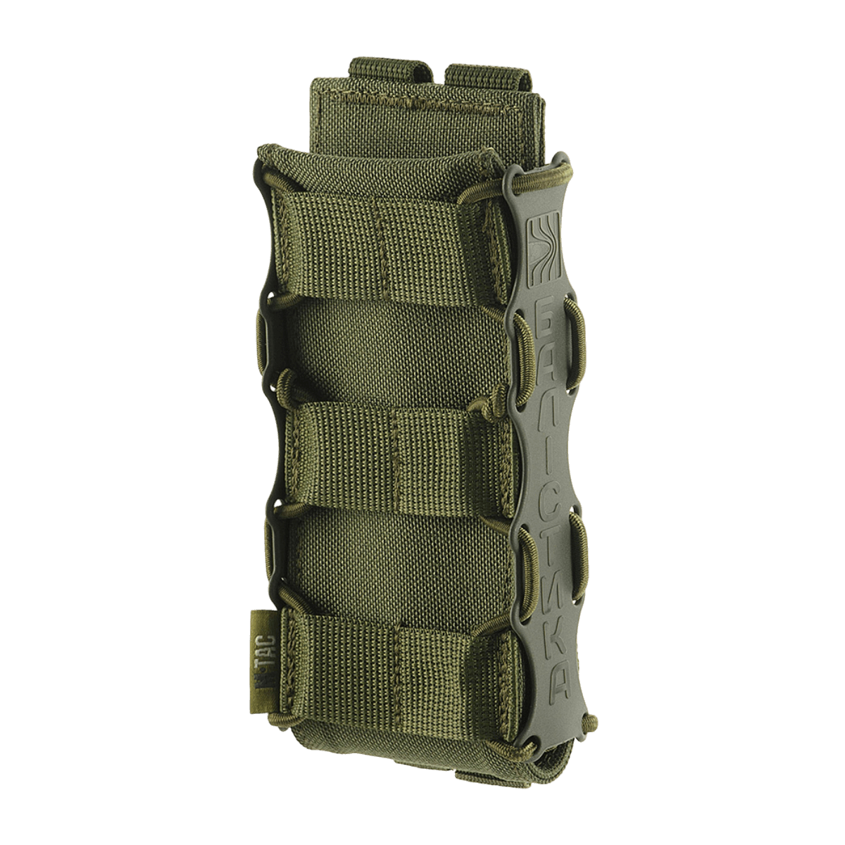 M-Tac Mag Pouch Kolchan AK/AR:lle Cordura 1000D:stä MOLLE-järjestelmällä lipaspidikkeiden varmaan säilytykseen, vihreä.