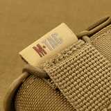M-Tac lippastasku Kolchan AK/AR Miniille, kestävä Cordura, NIJ-sertifiointi, ompeleiden ja merkin lähikuva, galleria-asento 1.