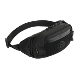 M‑Tac Bæltetaske Elite Hex musta, Cordura 500D, kaksi lokeroa ja vesitiiviit YKK-vetoketjut, sopii arki- ja taktiseen käyttöön.