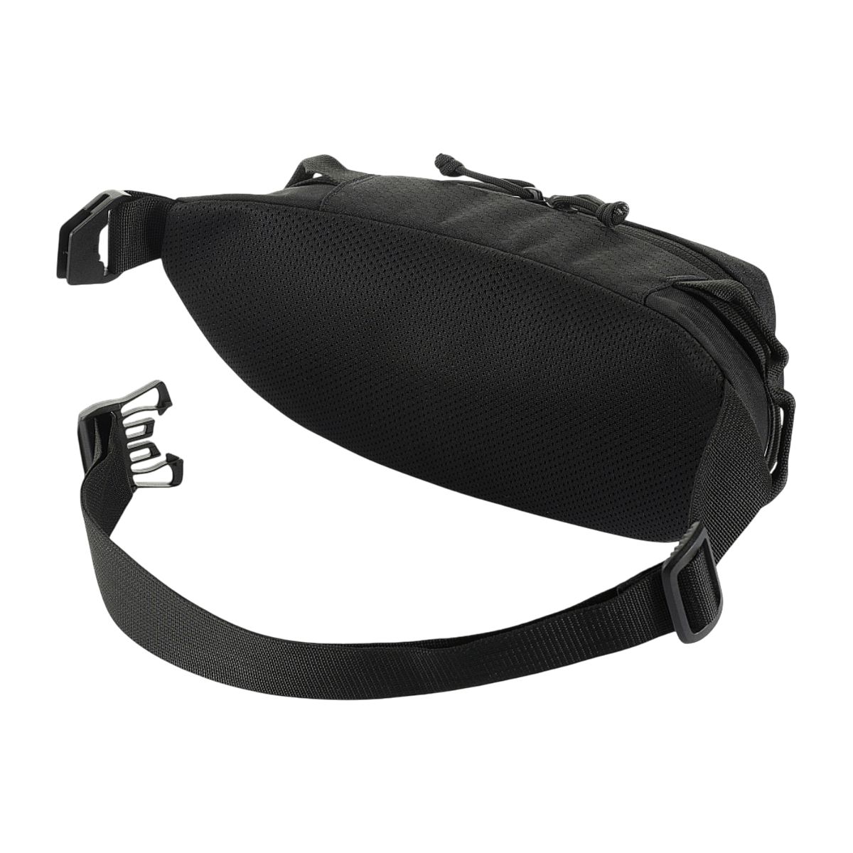 M‑Tac Bæltetaske Elite Hex musta, säädettävä hihna ja useita säilytystaskuja, tehty kestävästä Cordura-materiaalista.