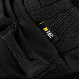 Lähikuva M‑Tac Bæltetaske Elite Hexistä Cordura-materiaalilla ja M‑Tac-logolla.