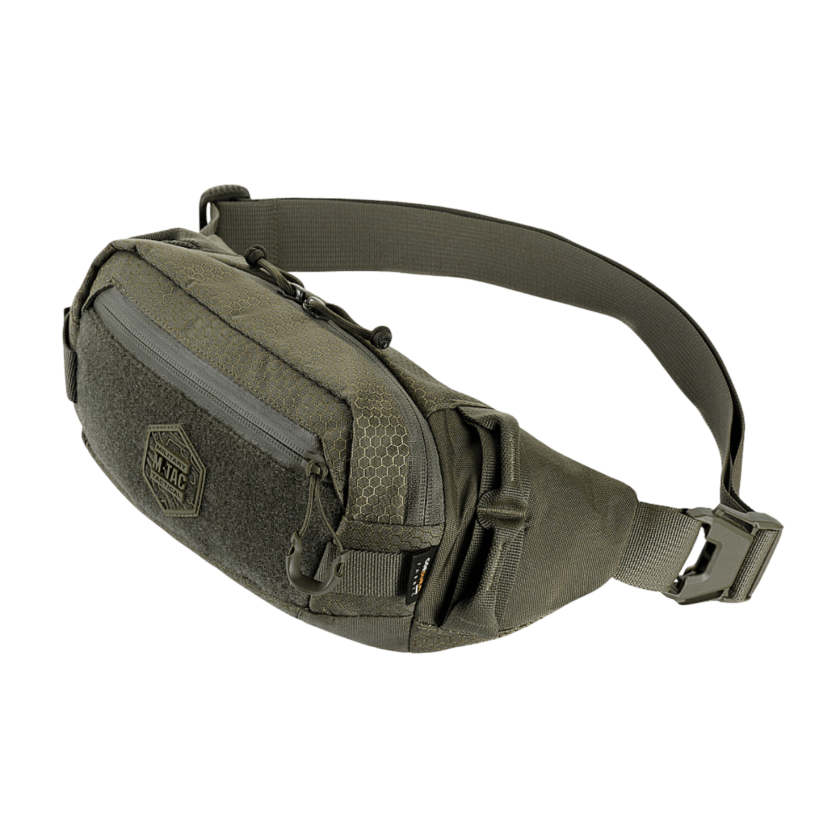 M‑Tac Bæltetaske Elite Hex Cordura-materiaalista, tyylikäs muotoilu ja toiminnalliset lokerojat, ihanteellinen taktisiin varusteisiin ja arkeen.
