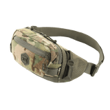 Kuva M‑Tac Elite Hex -vyölaukusta tyylikkäällä muotoilulla, sotilasprintti ja kestävät YKK-vetoketjut, sopii arkeen ja taktisiin tarkoituksiin.
