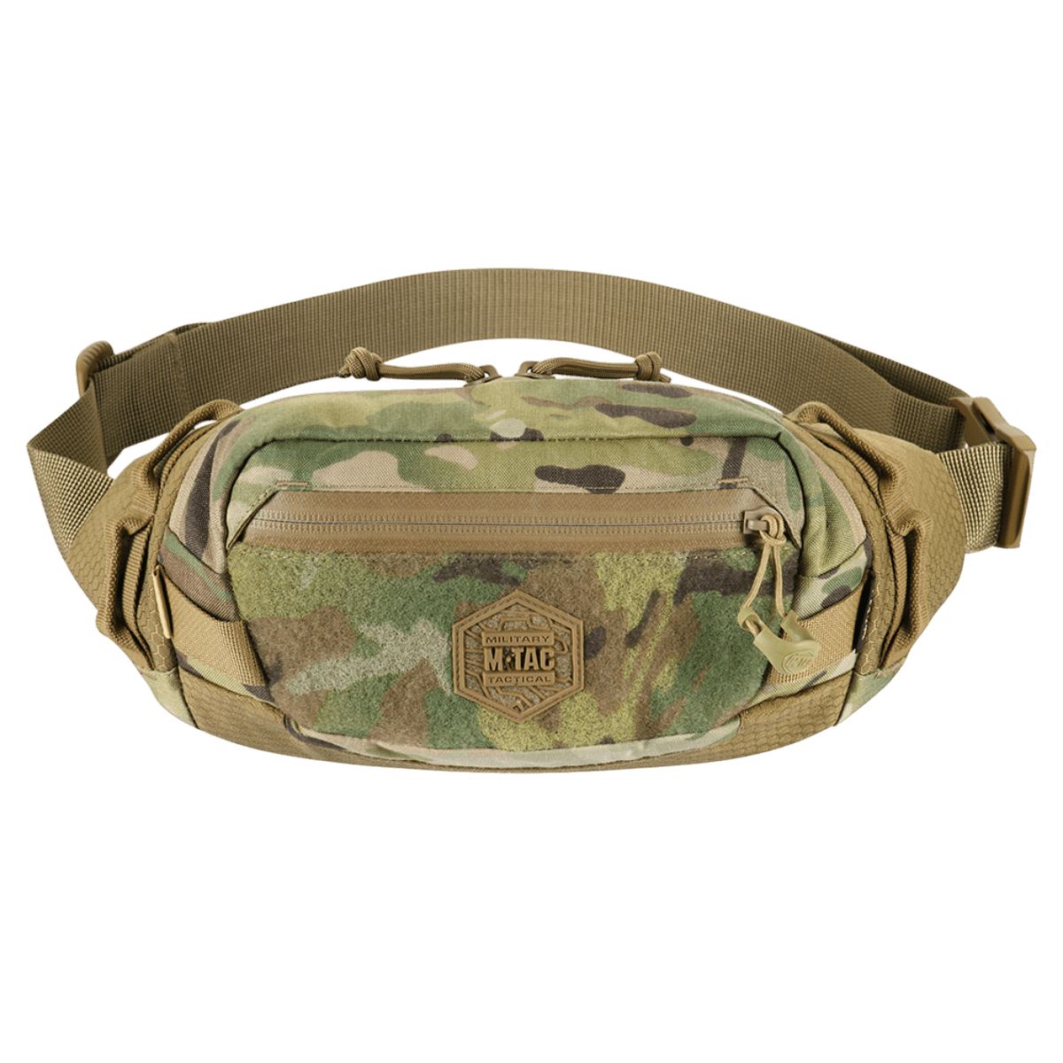 M‑Tac Elite Hex -vyölaukku camo-kuosissa Cordura 500D:llä, käytännöllinen arkeen ja taktiseen varustukseen.