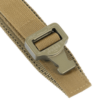 M-Tac taktinen vyö Cobra-lukolla, valmistettu kulutusta kestävästä nylon-webbingistä Austrialpin-lukolla sotilaskäyttöön ja ampujille.