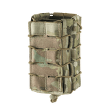 M-Tac kaksinkertainen lippastasku AK Gen.3:lle kulutusta kestävää Cordura 1000D:tä liukumattomalla pinnalla ja MOLLE-yhteensopivuudella.