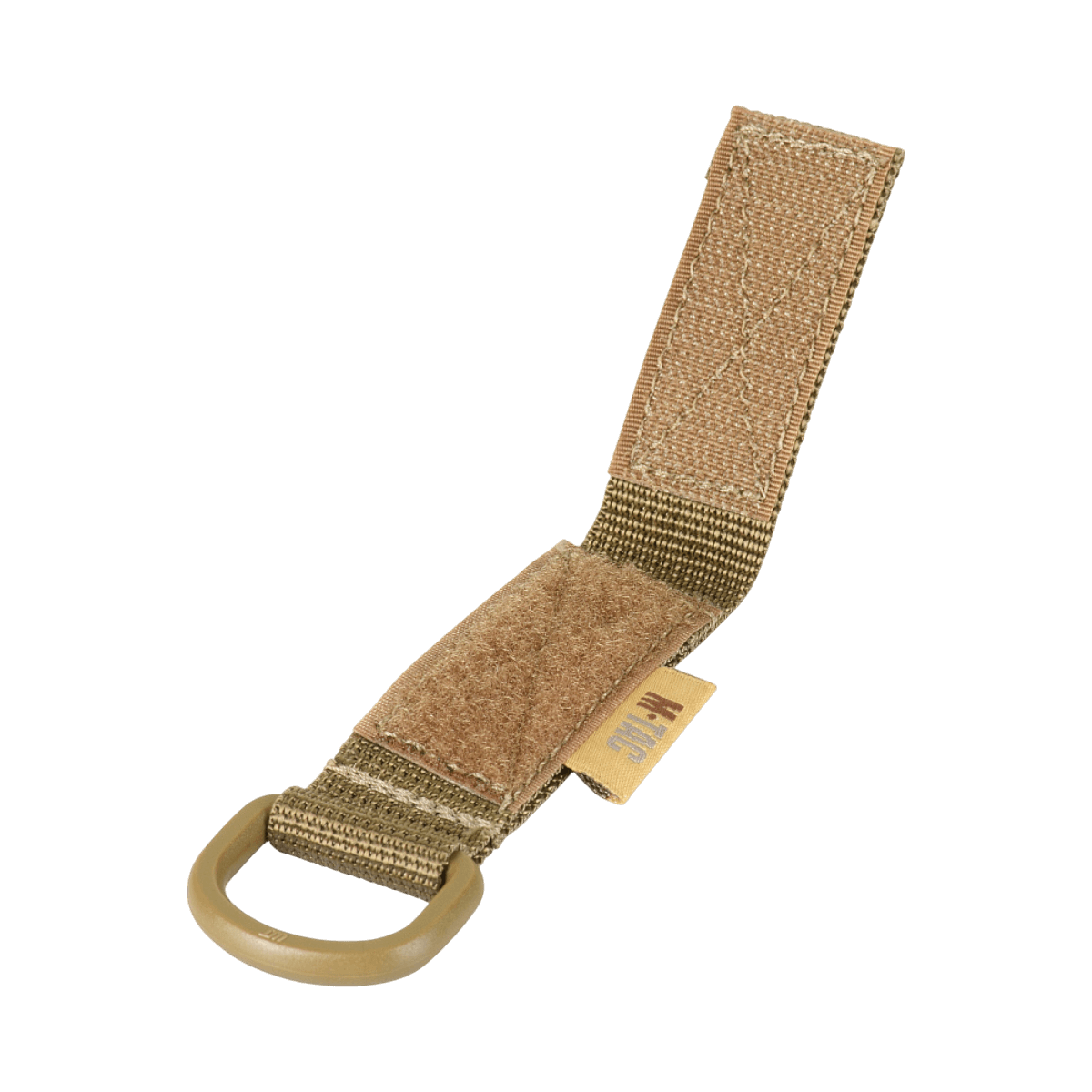 M-Tac D-ring-kiinnike MOLLE-järjestelmään, kompakti ja kevyt taktiseen käyttöön Velcro-lukituksella varmaan kiinnitykseen.