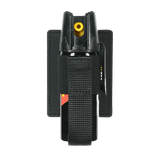 M-Tac modulaarinen pepperspray-indsats polymerkompositilla elastikilla ja hihnalla turvalliseen säilytykseen.