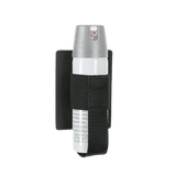 M-Tac modulaarinen pepperspray-indsats polymerkompositilla elastisella hihnalla asennettuna Velcro-paneeliin.