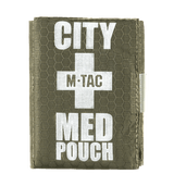 M-Tac City Med Pouch Hex, kestävä kuusikulmio-kuvioitu ripstop-kangas, kompakti kannettava ensiapupakkaus, galleria-asento 1.