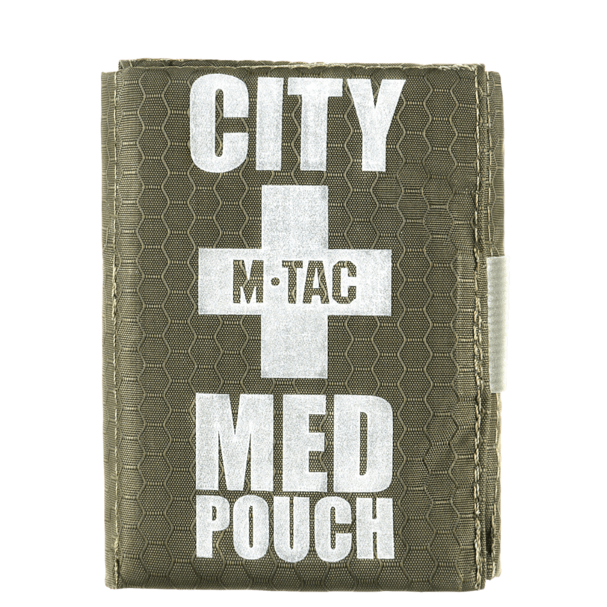 M-Tac City Med Pouch Hex, kestävä kuusikulmio-kuvioitu ripstop-kangas, kompakti kannettava ensiapupakkaus, galleria-asento 1.