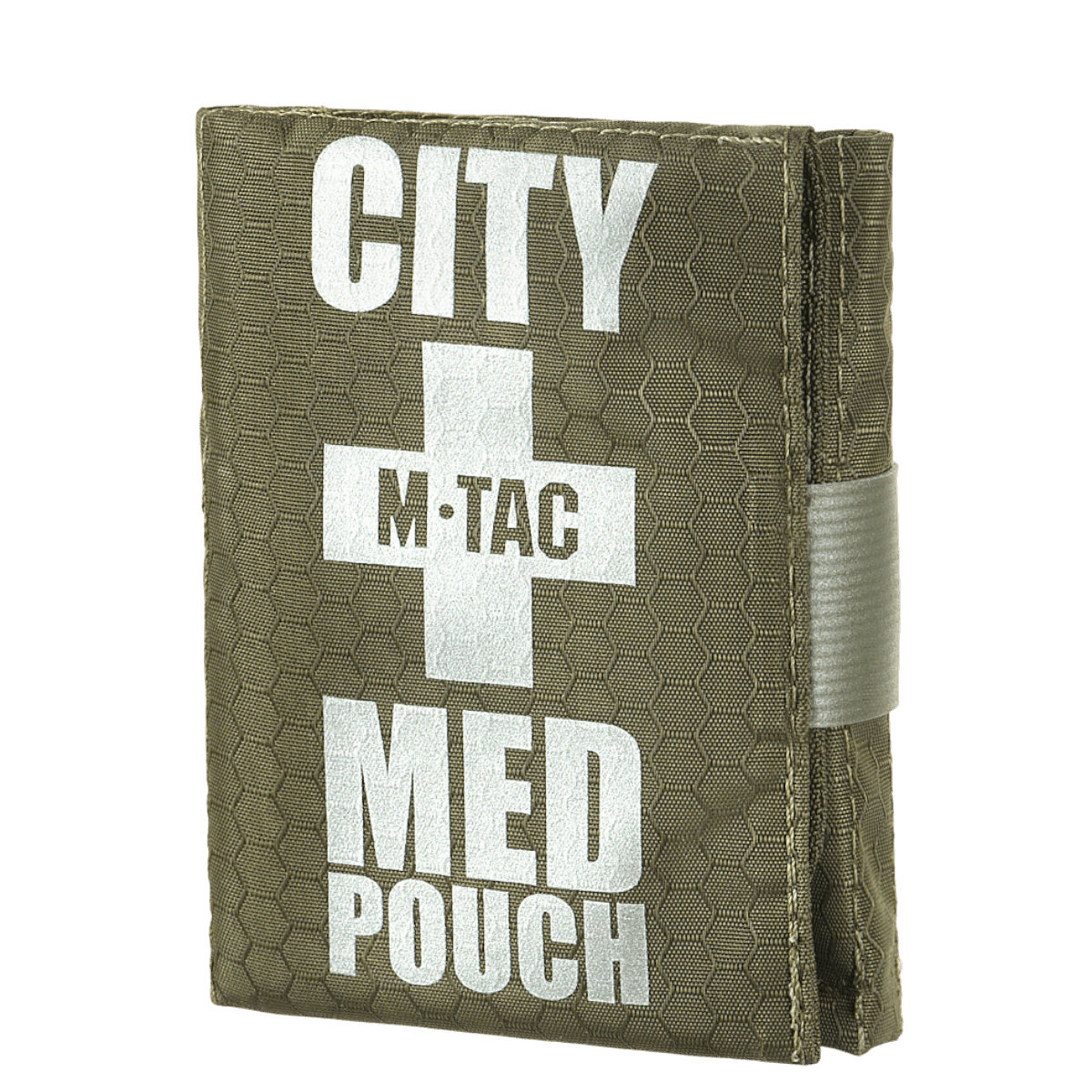 M-Tac City Med Pouch Hex, kuusikulmio-kuvioitu ripstop-kangas, kompakti ensiapupakkaus kannettavalle lääkkeille, galleria-asento 1.