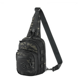 M-Tac Cross Taske Slim Elite Hex Cordura Hex- ja Cordura 500 -materiaaleista, säädettävällä remmillä camo-kuosissa, tyylikäs ja toimiva.