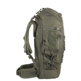 M-Tac reppu Large Elite Hex Gen. IV robustista Cordura-materiaalista, suunniteltu kannettavuuteen ja aseiden suojaamiseen.