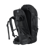 M-Tac Rygsæk Large Elite Hex Gen. IV mustana, valmistettu kestävästä Cordurasta, ergonominen muotoilu kantomukavuutta ja aseiden säilytystä varten.