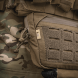 M-Tac Lomme til Tilbehør Lower Large Elite Plate Carrier, kulutusta kestävä Cordura 500D, NIJ-sertifiointi, taktinen tasku laserleikatuilla MOLLE-alueilla, galleria-asento 1.