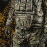 M-Tac Lomme til Tilbehør Lower Large Elite Plate Carrier, kulutusta kestävä Cordura 500D, NIJ-sertifiointi, galleria-asento 1, taktinen pussukka.