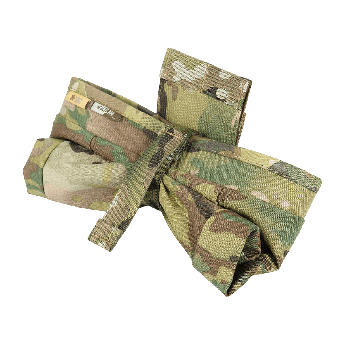 M‑Tac Magasinsæk Dump Pouch Lite Elite Cordura 500D:llä, MOLLE-remmit nopeaan lippaiden säilytykseen, maastokuvio.
