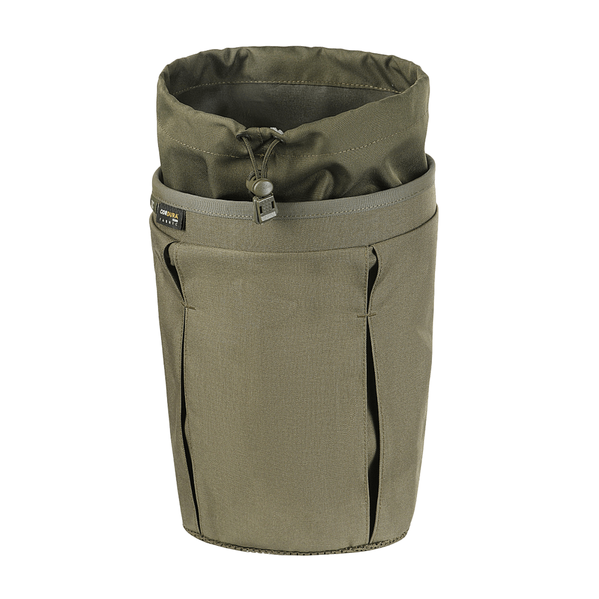 M‑Tac Magasinsæk Dump Pouch Lite Elite kestävästä Cordura 500D:stä, nopealukitus ja MOLLE-kiinnitys, rei'itetty pohja tuuletusta varten.
