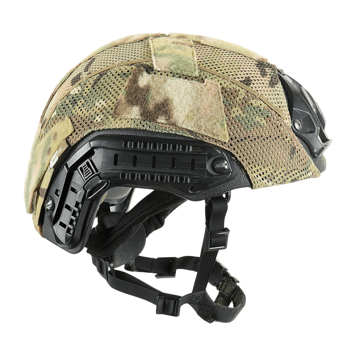 M‑Tac Hjelmcover Shroud Elite MULTICAM, Cordura 500D ja verkkomateriaali naamiointiin ja suojaan. Helppo kiinnittää.