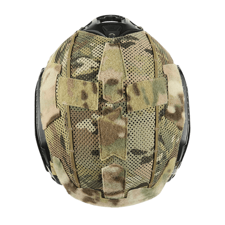 M‑Tac Hjelmcover Shroud Elite MULTICAM-muotoilulla TOR-D-kypärille, Cordura 500D, Velcro-paneelit ja remmit.