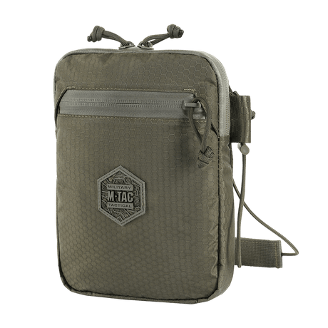 M‑Tac Pocket Bag Elite HEX kulutusta kestävässä materiaalissa YKK-vetoketjuilla, kompakti EDC-varusteille, avaimille, työkaluill e tai asiakirjoille.