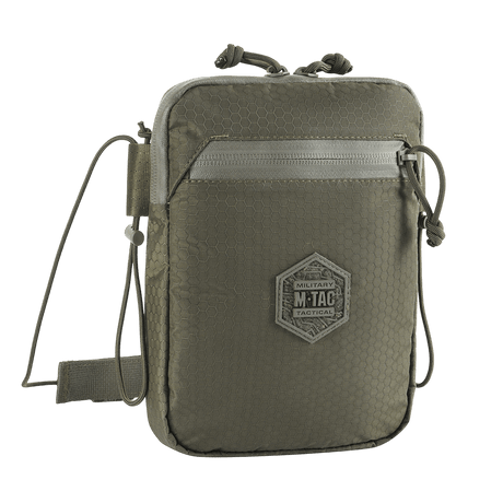 M‑Tac Pocket Bag Elite HEX kulutusta kestävässä materiaalissa YKK-vetoketjuilla, sopii EDC-varusteille ja päivittäiseen käyttöön, kompakti ja käytännöllinen muotoilu.