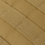 Lähikuva M-Tac Pouch Sukharka Gen.3 XL:n MOLLE-järjestelmästä Cordura 500D -materiaalissa.