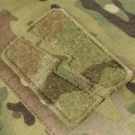 Lähikuva M-Tac Pouch Sukharka Gen.3 XL Velcro-panelilla camo-Cordura 500D -materiaalista, kestävä muotoilu.
