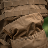 M-Tac Sukharka Gen.3 Pouch, kestävä Cordura 500D, kiinnitetty MOLLE-interfaceen.